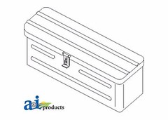 New Orange Metal Tool Box for Kioti, Kubota, Allis Chalmers, Tractor 5A3OR
