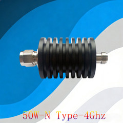 50W N-Type High Power RF DC-4GHz 50 Ohm Fixed Coaxial Microwave Attenuator