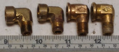 Brass 90° STREET ELBOW 1/8″ MNPT X 1/8″ FNPT