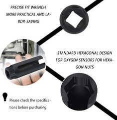 Sensor Socket, 7/8 inch O2 Sensor Socket for Automotive Replaceme Color: Small