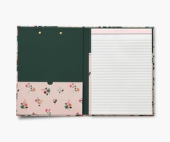 PAPER CO. Dahlia Clipfolio – Illustrated Hardcover with Contrasting Interior,…