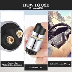 50A SPST-NO Momentary Push Button Starter (Ignition) Switch with Weather Boot