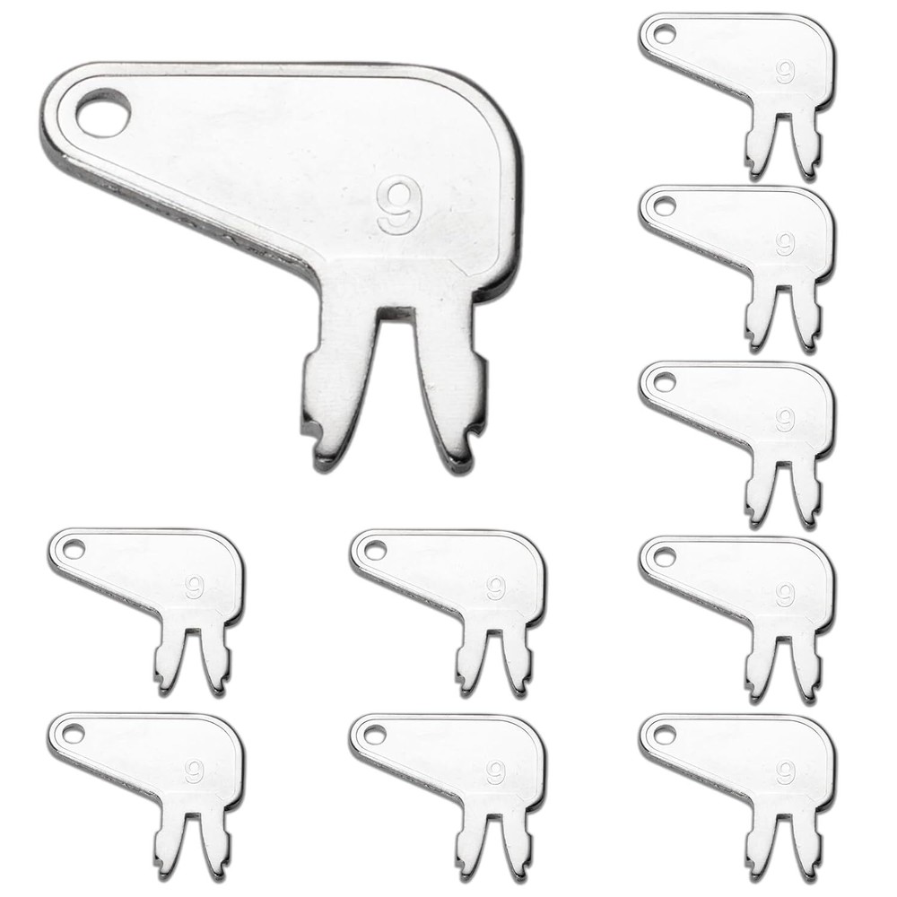 10PK 8H5306 Master Disconnect Key for CAT Equipment Battery Disconnect Keys