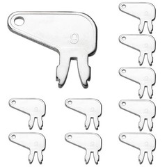 10PK 8H5306 Master Disconnect Key for CAT Equipment Battery Disconnect Keys