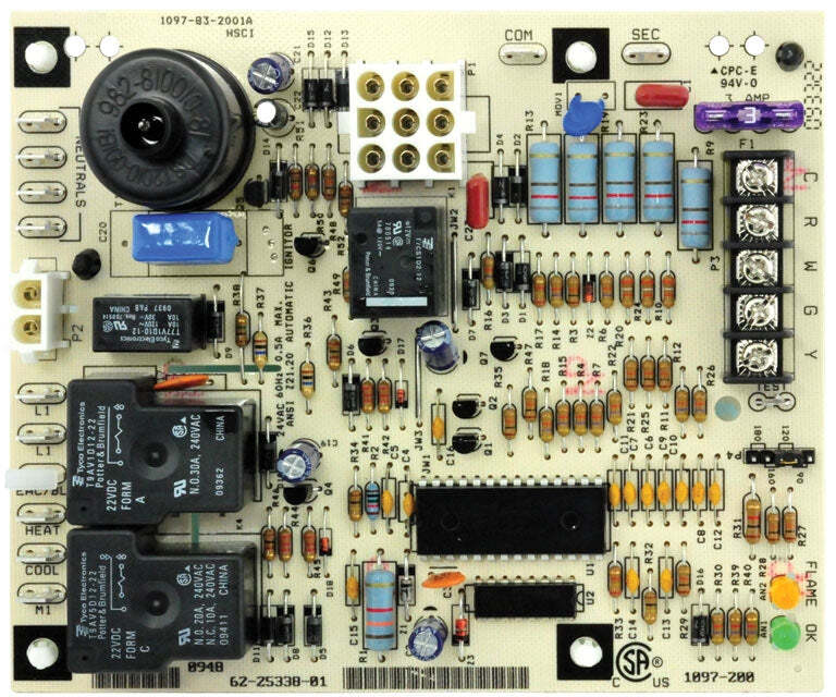 Rheem Furnace Parts 62-25338-01 – Gas Furnace Control Board (62-25338-01)
