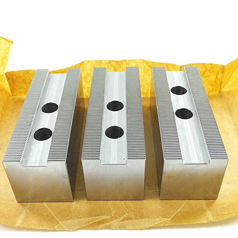 Kitagawa SB10A1 Power Chuck Flat Soft-Jaw for 10″ Chuck Set/3 Jaw Size 11x4x4 cm