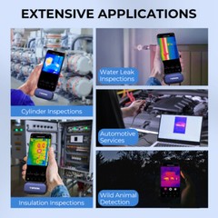 TOPDON TC001 Thermal Camera for Android & PC USB C 256×192 IR High Resolution