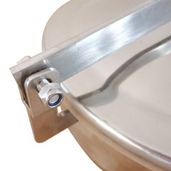 11.8”/300mm Stainless Circular Atmospheric Manhole Cover Sanitary Tank Manway