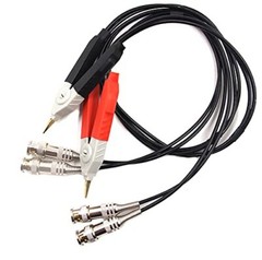 Kelvin LCR Test Tester Probe Lead Clip Cable With 4 BNC For LCR Meter Terminal