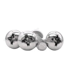 304 Stainless Steel Phillips Cross Pan Head Machine Screws 10# 12# 1/4 5/16 3/8