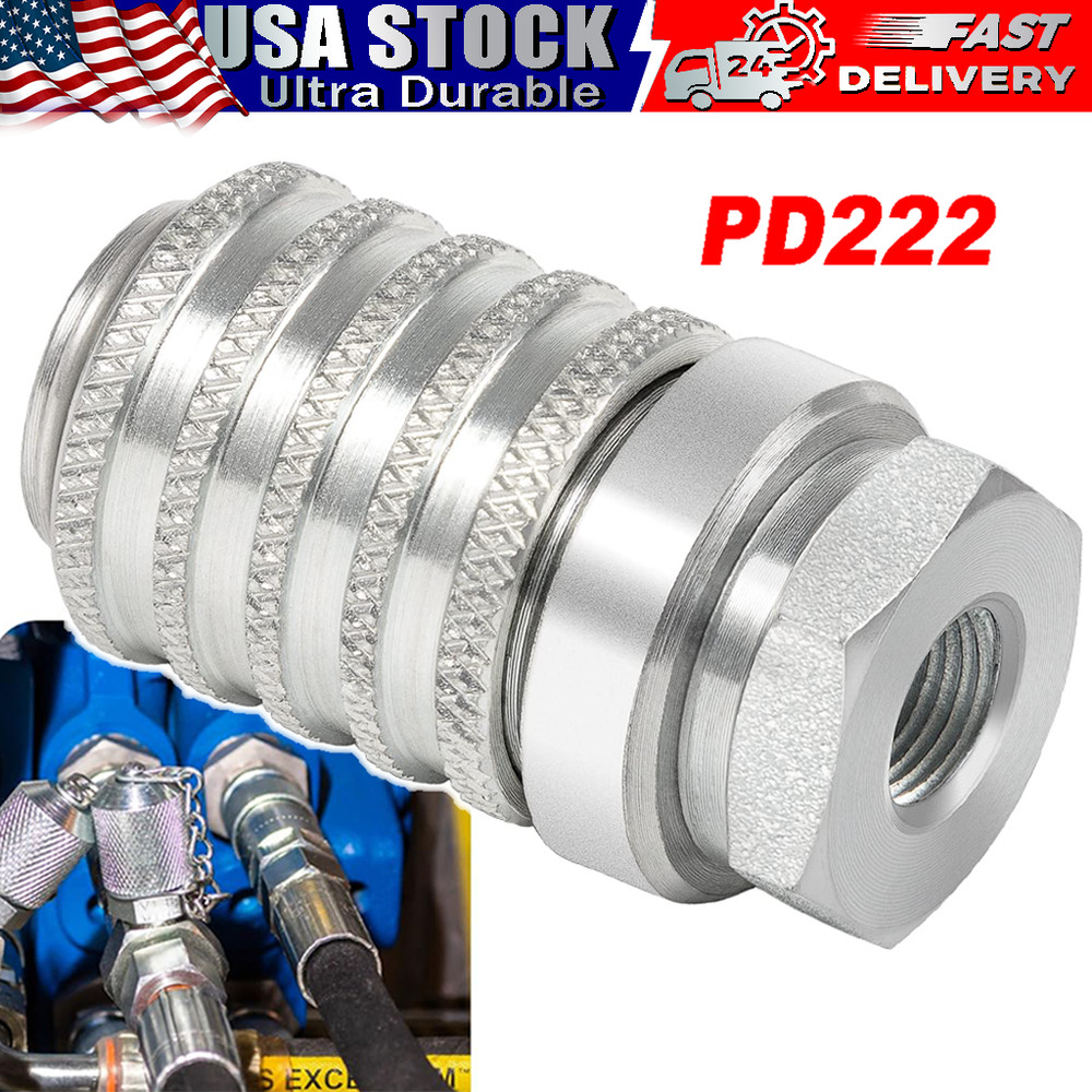 PD222 Series PD Steel Test Port & Diagnostic Equipment Quick Coupler with Female