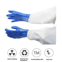 Protection Gloves Sandblasting 23.6″ XL 1 Pair for Sandblast Cabinets