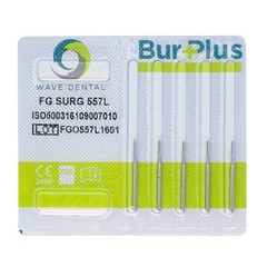 Wave Dental Surgical bur 557L Long 25mm FGOS Carbide Burs Surgical Length SL Bur