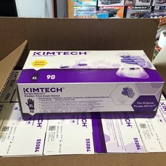 Kimtech K-C55084 Work Glove Size XL Purple Nitrile Powder Free Case of 900
