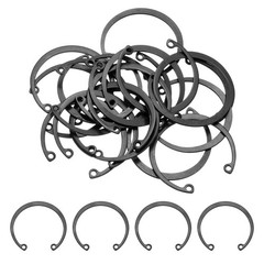20Pcs 1-27/32″(47mm) Retaining Ring Circlip Snap Rings C-Clips Black