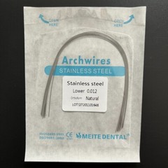 50 Packs Dental Orthodontic Stainless Steel Arch Wire Round Natural Form