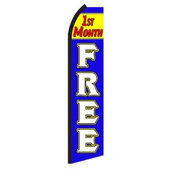 1st Month Free Flag Flutter Feather Banner Swooper