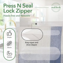Large Plastic Storage Bags 3 Gallon Zip Lock Freezer Bags Reusable Clear