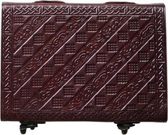 Vintage Dragon Diary Handmade 5×7 Leather Journal Double Lock Unlined B1G1