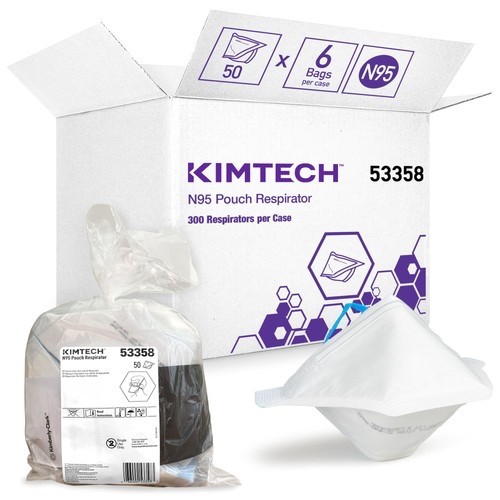 Kimberly Clark Kimtech N95 Disposable Respirator Mask NIOSH USA – Pack of 100