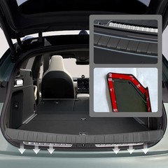 Rear Bumper Protector Guard Accessory Trim Cover Scratch Resistant Trunk Door…