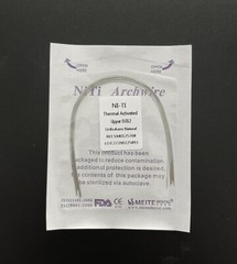 20Packs Dental Orthodontic Arcos Thermal Activated Niti Round Arch Wires Natural