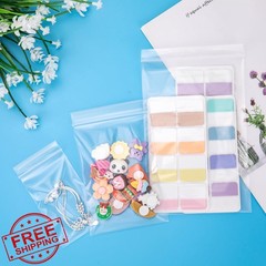 Aubeco 300 Clear Plastic Bags 2×3 3×4 4×6 Inch