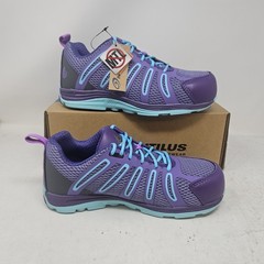 Women’s Nautilus Work Athletic Purple Shoes w/ Safety Toe / N1792 / Size 8 (D)