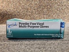 (QTY 1000) OmniShield 332-23 Large Blue Vinyl Powder Free Multi-Purpose Gloves