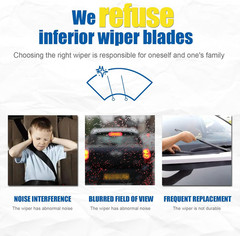 HRSNO Wiper Blade Set for Ford Explorer 1995–2001 (18″+18″+13″), 3-Pack