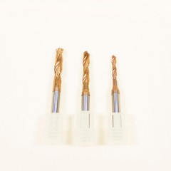 HRC65 TiCN Coated Solid Carbide 3D Fast Drill Bit 2mm-6mm Twist 2-Flute