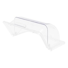 6 PCS 1/2 Half Size Roll Top Chafing Dish Clear Plastic Pan Display Cover Chafer