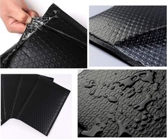 25 Pack 4×6 Inches Small Black Poly Bubble Lined Mailers Padded Shipping Enve…