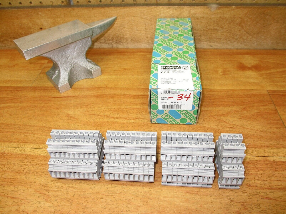 Phoenix Contact 2774017 (LOT OF 34) *NEW* UKK 5 Terminal Block