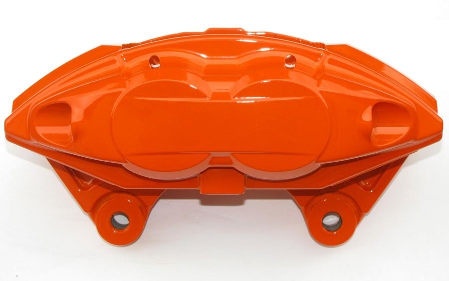 High Gloss Orange Powder Coating Paint – New 1LB