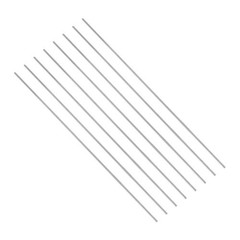 8 pcs 1.6mm Dia 254mm Length GR5 Metal Solid TC4 Titanium Round Bar[0.06 x 10IN]