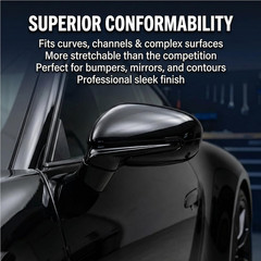 2080 Carbon Fiber Black (CFS12) Vinyl Wrap Film – 1Ft X 1Ft – 1 Sq Ft – Dual Cas