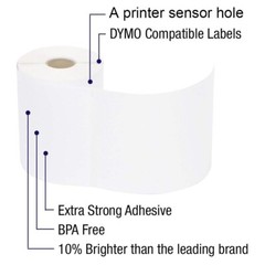 20 Rolls 4400 labels 4×6 Thermal Shipping Label 220/Roll fit Dymo 4XL 1744907