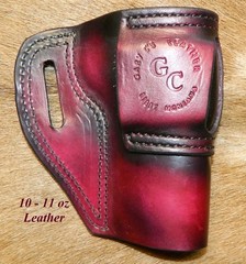 Gary C’s Leather Avenger Left Hand OWB HOLSTER Colt 1911 Combat Commander 4.25″
