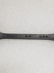 S-K 38311 Combination Wrench Black-Oxide Finish 12-Point Size-11mm Made in USA