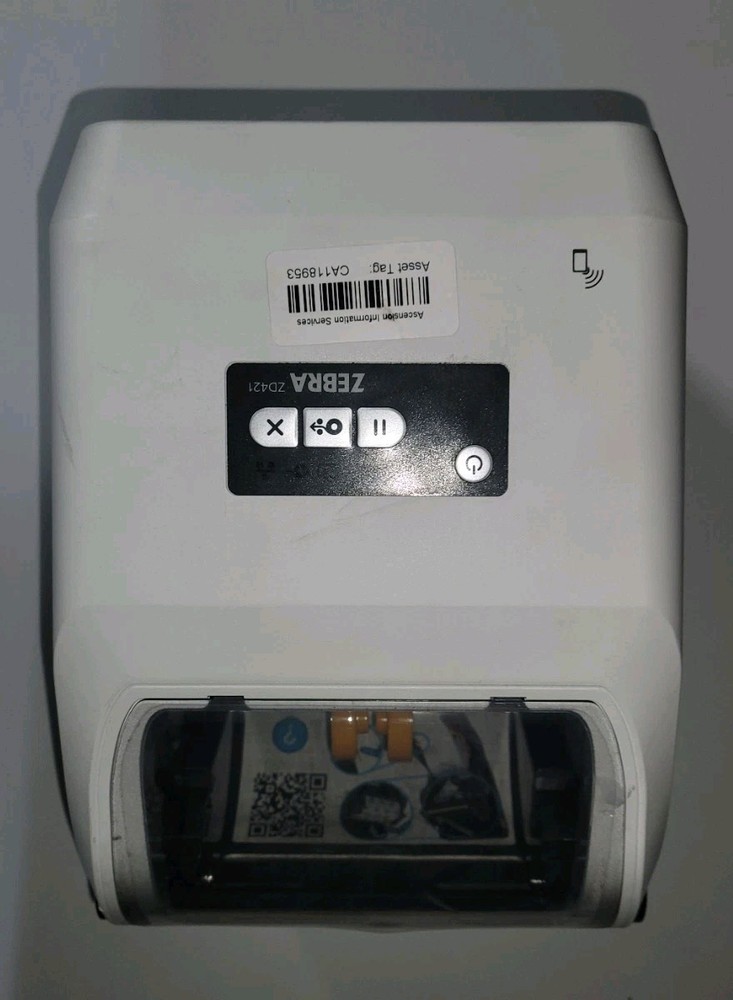 Zebra ZD421 Desktop Barcode Label Printer USB and Ethernet Connectivity