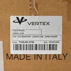 Vertex TFT Fanuc A61L-0001-0093 8.4″ LCD Monitor Fanuc 18M/18T Open Frame, 24VDC