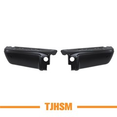 Black Left Right Rear Steel Bumper Face Bar Replacement for F250 2008-2016