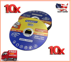 10 Pack 5 inch Cut Off Wheel 125 x 1 x 22mm Metal & Stainless Steel Cutting Disc