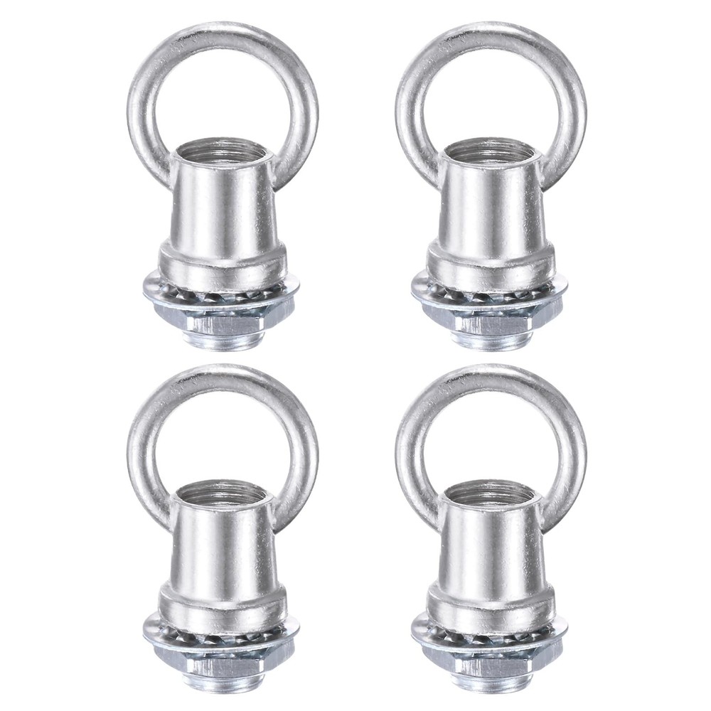 M METERXITY 4 Pack Light Fixture Hooks Ring Nuts,5kg Max Load 13mm ID M10 Thr…