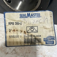 Sealmaster RPB 300-2 Two Bolt Pillow Block Roller Bearing, 3″ Bore Double Collar