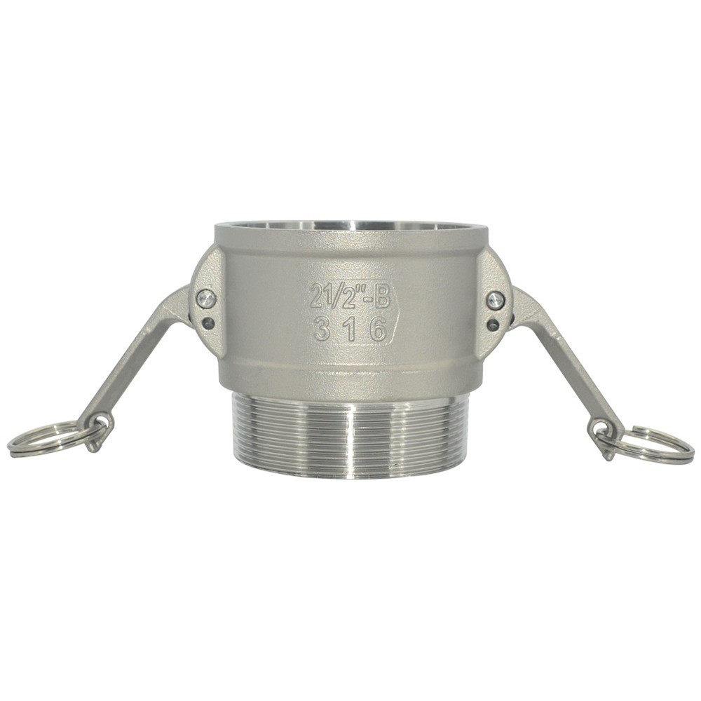 2-1/2″ 2.5 inch Type B Camlock Female to Male NPT Stainless Steel Hose Fitting