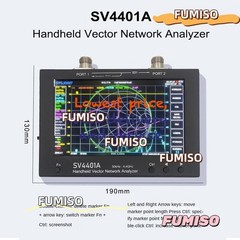 SV4401A 50KHz-4.4GHz VNA Vector Network Analyzer 100DB Dynamic 7 Inch Touch LCD~