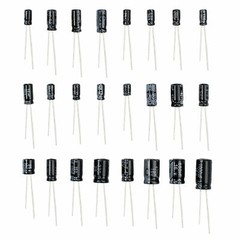 500PCS Electrolytic Capacitor Assortment Kit Set Box 0.1UF-1000UF 24 Values