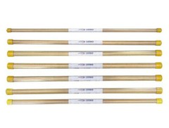 100Pcs Ø0.70-Ø1.40 X400 mm CNC EDM Drilling Electrodes Single Channel Brass Tube